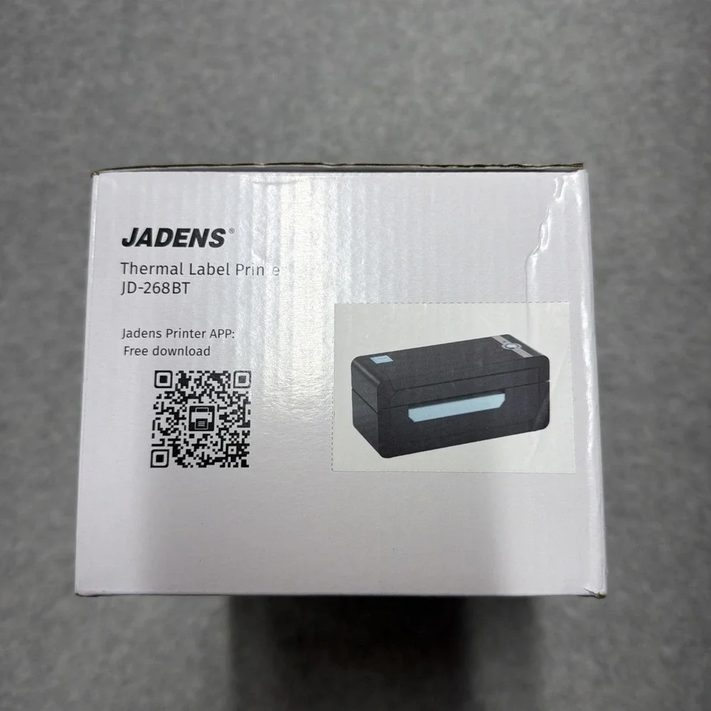 Jadens Thermal Label Printer JD-268BT New Open Box